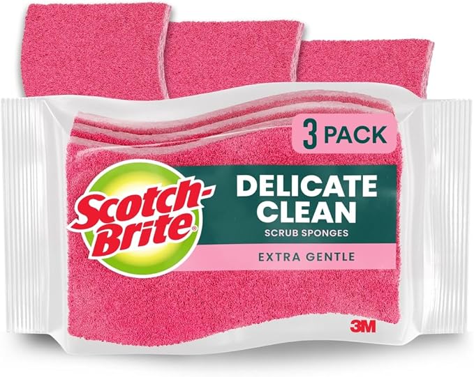 Scotch-Brite Gentle Clean Delicate Scrub Sponges, by Scotch-Brite