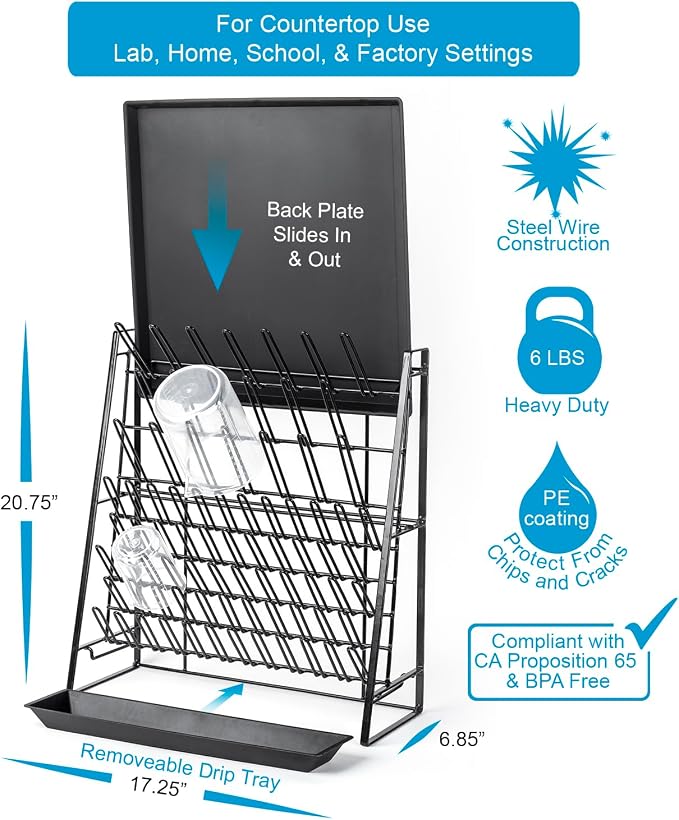 Drying Rack for Lab Glassware and Bottles - Image 2