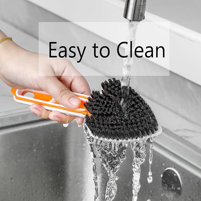 Crevice Cleaning Brush, Hard Bristle Crevice Cleaning Brushes, 3 in 1 Cleaning - Image 3