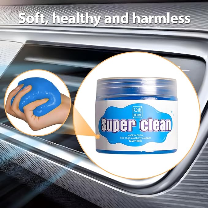 Car Cleaning Gel, Reusable Vehicle Air Vent Crevice Detailing Putty, Automotive - Image 5
