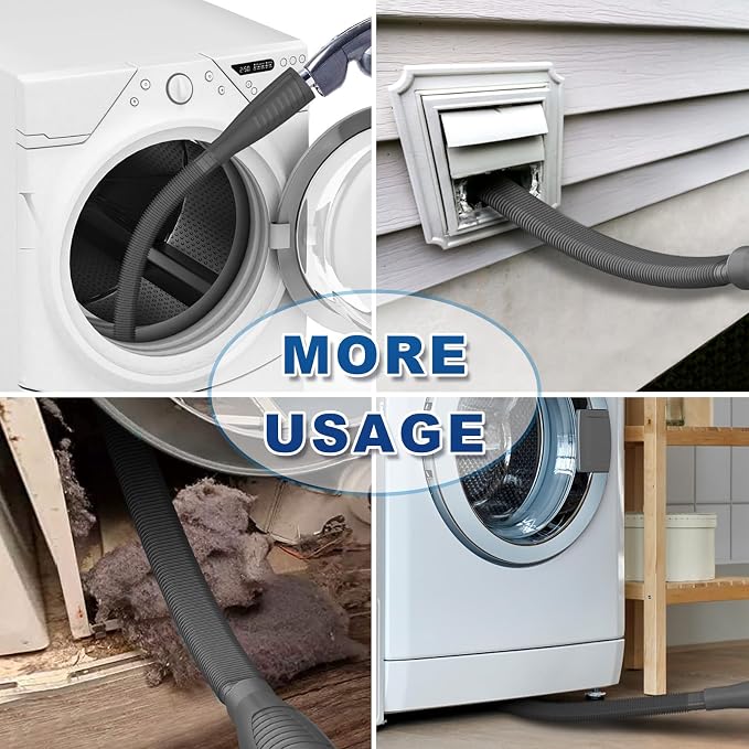 Sealegend 2 Pieces Dryer Vent Cleaner Kit, Dryer Lint Vacuum Attachment and - Image 2
