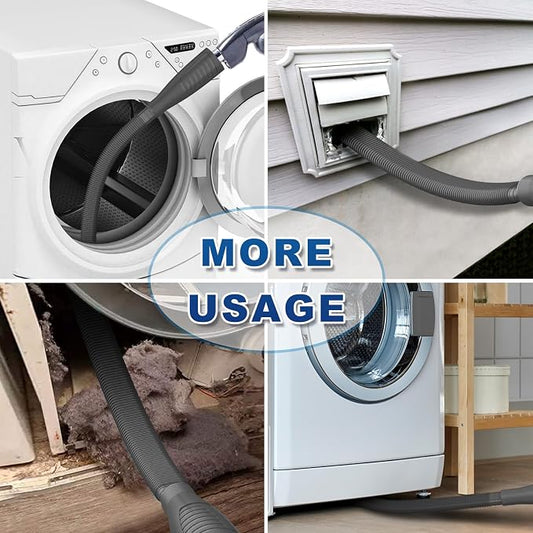 Sealegend 2 Pieces Dryer Vent Cleaner Kit, Dryer Lint Vacuum Attachment and - Image 2