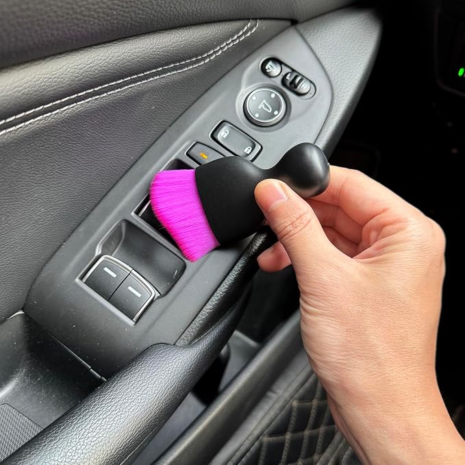 Car Detailing Brush, Soft Bristle Cleaning Brush, Scratch-Free Auto Duster Tool - Image 8