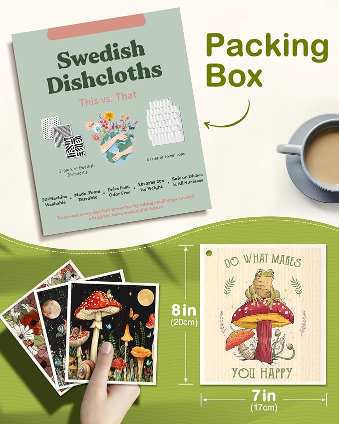 Swedish Dishcloths for Kitchen - Image 2