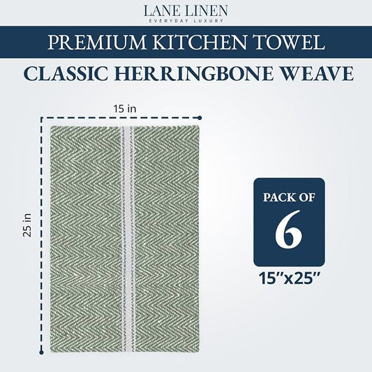 LANE LINEN Kitchen Towels Set - Image 2