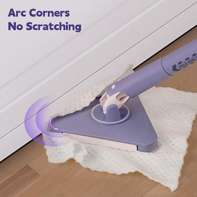 ClicLak Wall Cleaner Mop, Instantly Attach & Remove Cloth Touch-Free, - Image 6