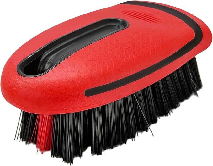 Carpet and Upholstery Cleaning Brush, Stiff Bristle Detailing Scrubber by Unknown