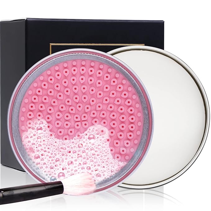DUcare Makeup Brush Cleaner Shampoo Soap Solid Brush Cleaning Mat Removes by DUcare