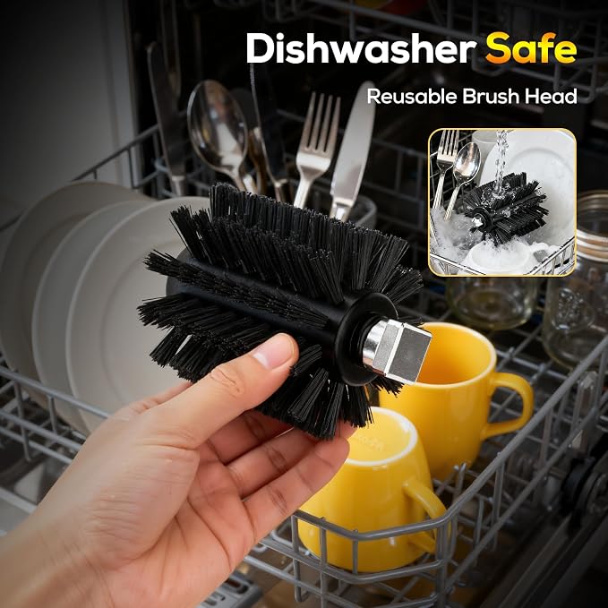 21V Electric Grill Brush, Heavy-Duty Cordless BBQ Cleaner - Image 9
