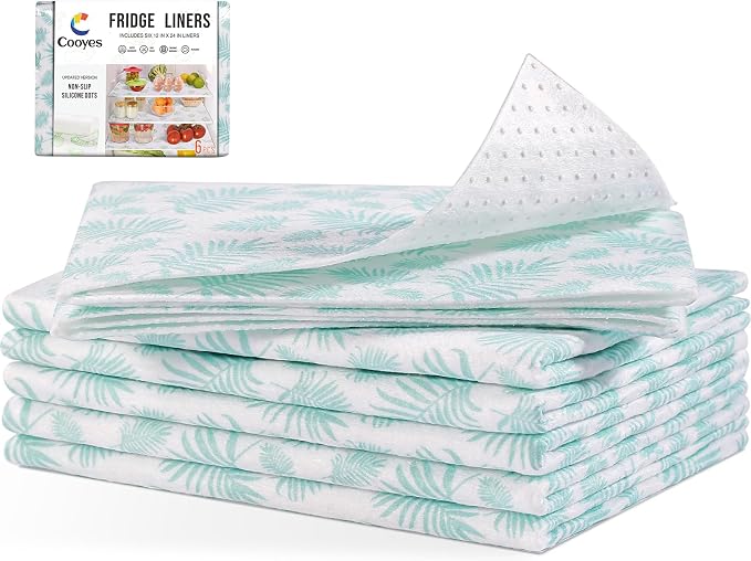 Cooyes Drawer and Shelf Liner for Kitchen Cabinets, Cloth Material, Non Slip by Cooyes