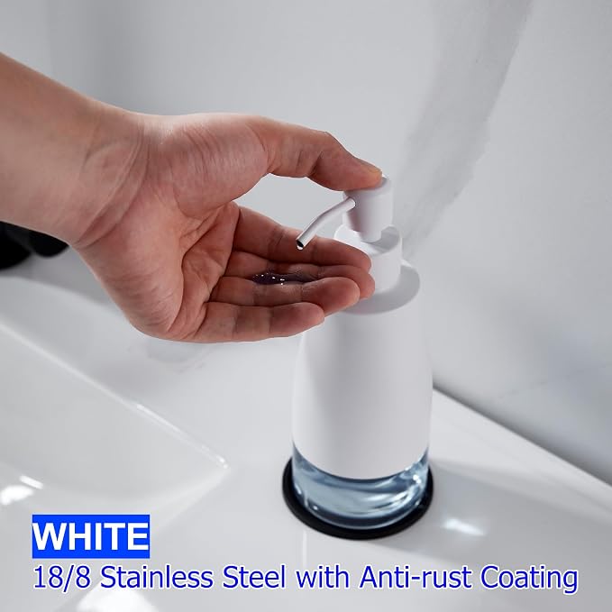 Gaussra White Soap Dispenser - Image 8