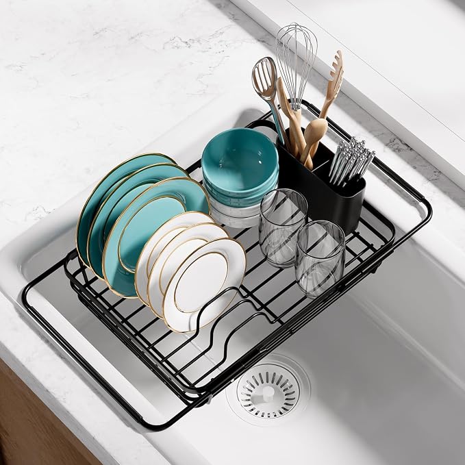 Dish Drying Rack in Sink by Sakugi