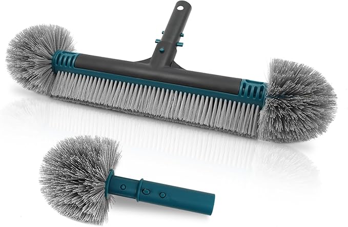 20'' Pool Brush Head, Detachable Pool Cleaning Brush by POOLWHALE