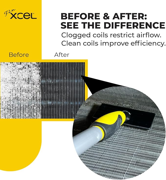 Coil Cleaning Brush for HVAC & AC – Evaporator & Condenser Coil Cleaner Tool - Image 2