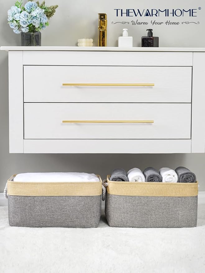 TheWarmHome Fabric Storage Bins Baskets - Image 2