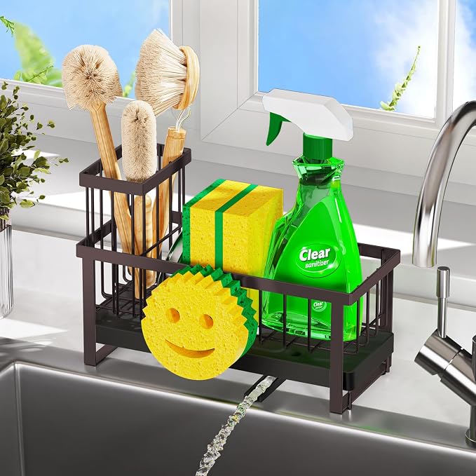 Sponge Holder for Kitchen Sink, Sink Caddy - Image 5