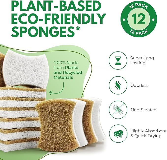Natural Kitchen Sponges - Image 2