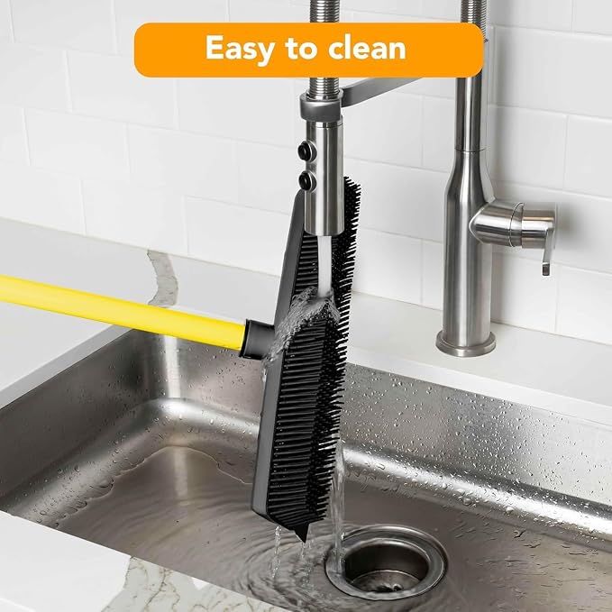 FURemover Sweep Pet Hair Rubber Broom - Image 8