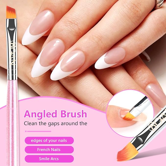 BQAN Nail Art Clean Up Brushes, Nail Art Tools - Image 5
