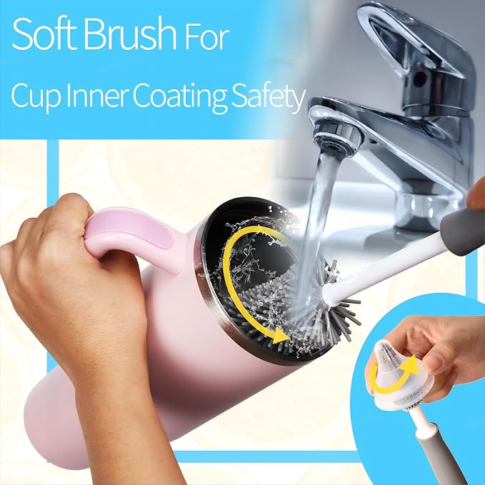 8Pcs Water Bottle Cleaner Brush Compatible - Image 7
