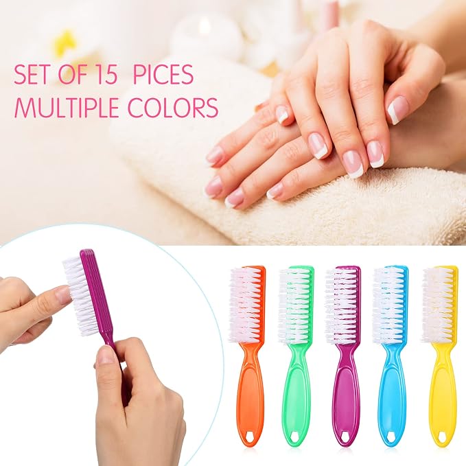 Patelai 15 Pieces Nail Brush Handle Grip - Image 6