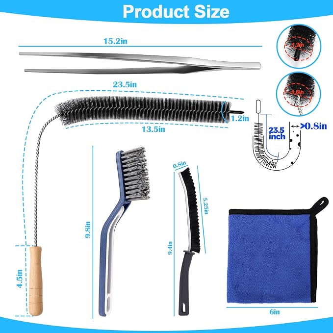 XANGNIER 5 Pack Dryer Vent Cleaner Kit, Flexible Dryer Lint Brush Vent Cleaner - Image 7