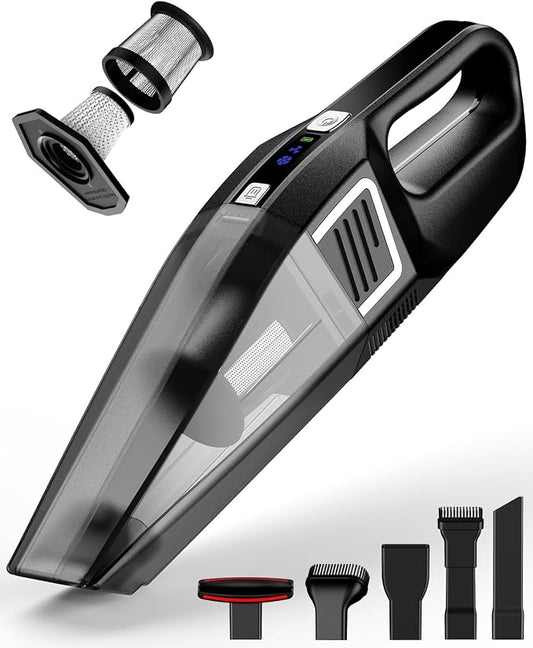 Handheld Vacuum Cordless, 9000PA Strong Suction, 2 Suction Modes, Fast Type-C by Unknown