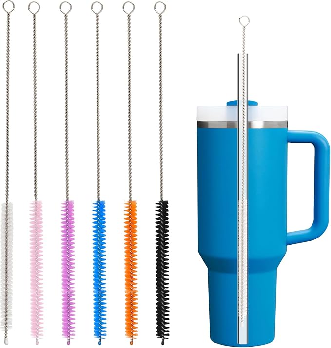 Straw Cleaner Brush for Stanley, Bottle and Silicone Straw by Beonsky