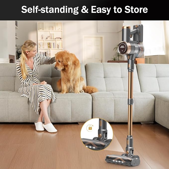 Cordless Vacuum Cleaner, 10-in-1 Lightweight Stick Vacuum - Image 8