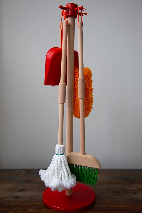JustForKids Wooden Detachable Kids Cleaning Set - Image 5
