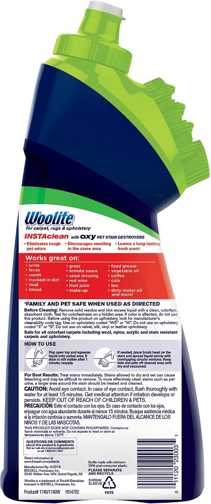 Bissell InstaClean Oxy Pet Spot and Stain Remover - Image 2