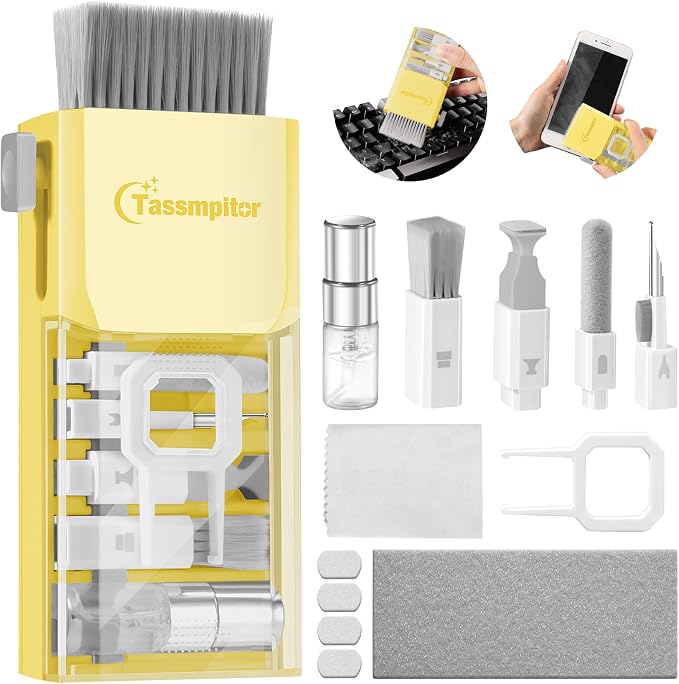 Laptop Screen Keyboard Cleaner Kit, All in 1 Electronics Cleaning Tool by Tassmpitor