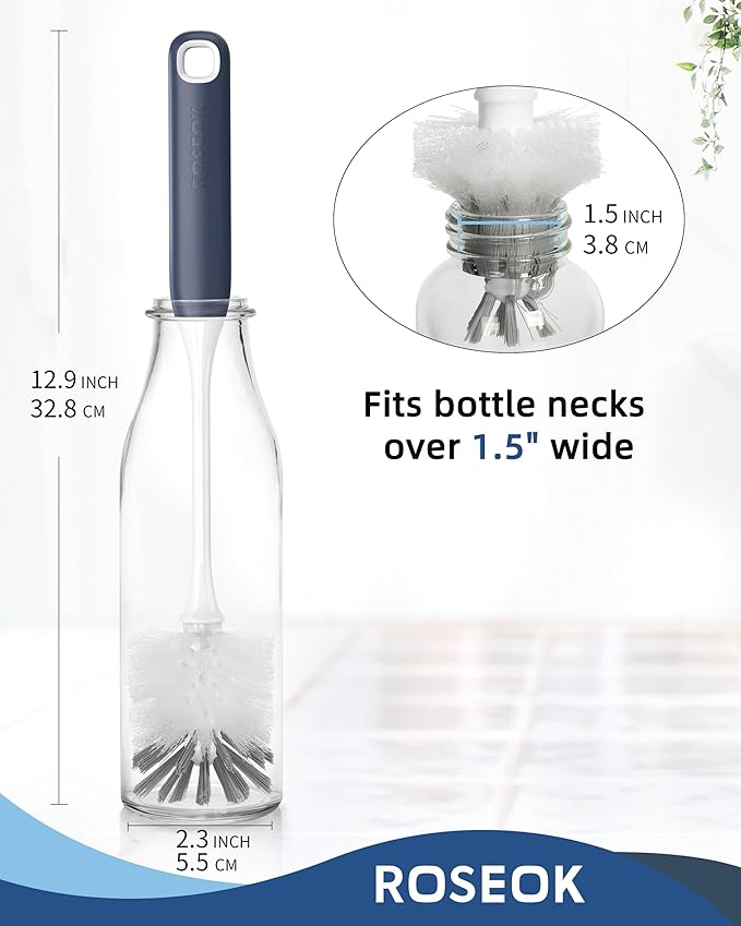 Long Handle Water Bottle Brush, Flexible Bottle Brush - Image 2