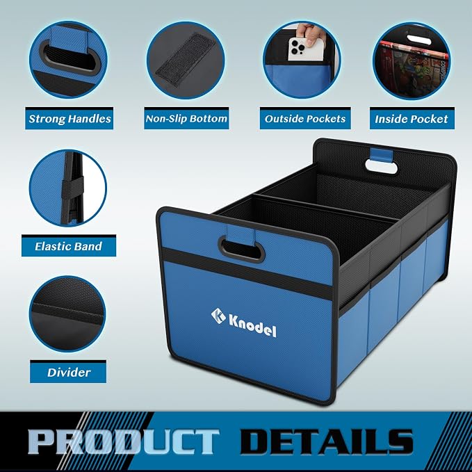 K KNODEL Car Trunk Organizer, Foldable Organizer - Image 6