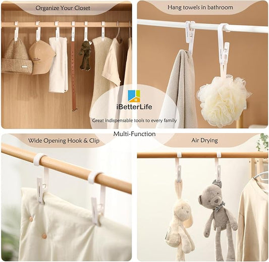 iBetterLife Clothes Pins Laundry Hooks - Image 2