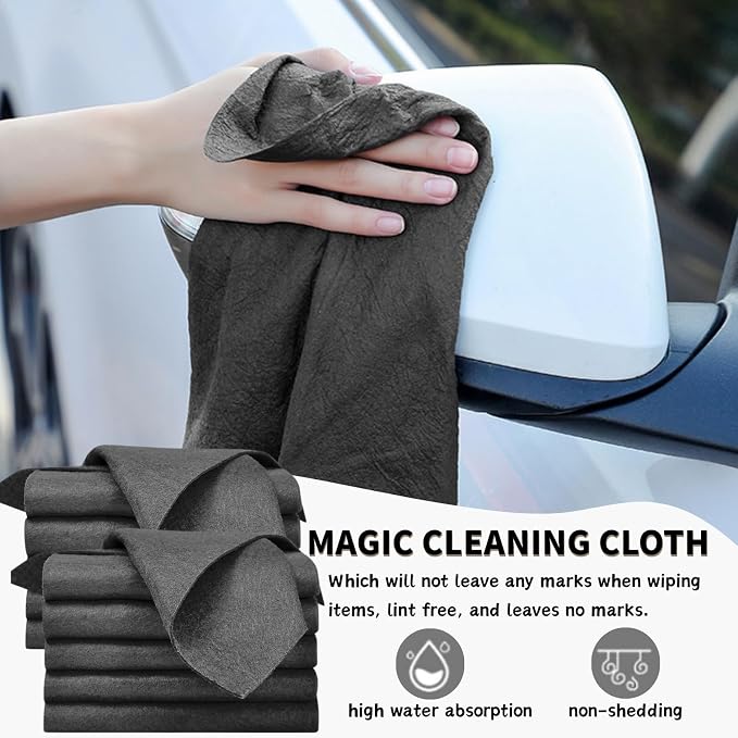 10PCS Thickened Magic Cleaning Cloth, Absorbent Magic Cleaning Glass Cloth - Image 4