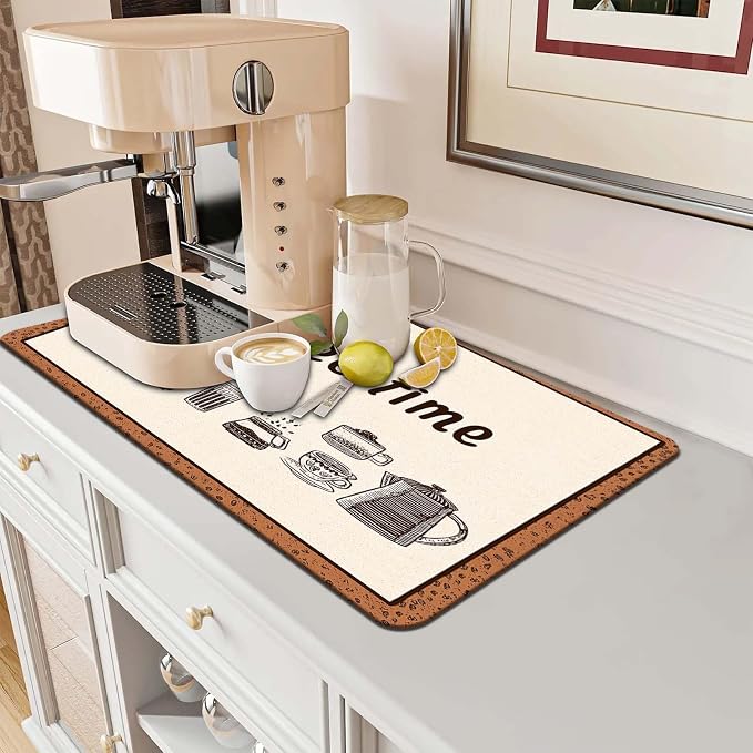 MCALK Coffee Mat, Coffee Bar Station Accessories - Image 7