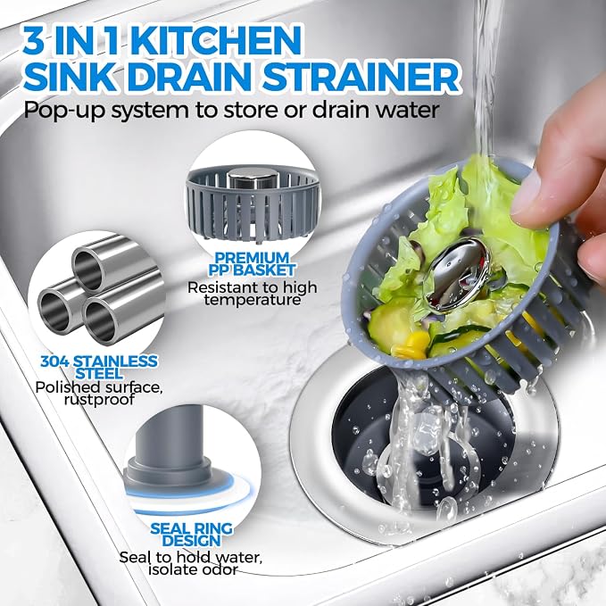 Kitchen Sink Drain Strainer - Image 2