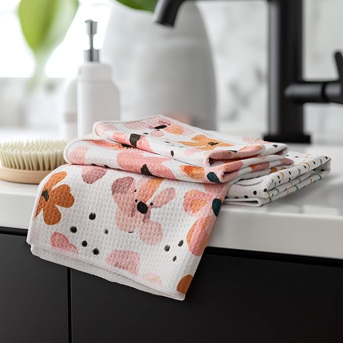 RECYCO Waffle Kitchen Towel Set of 2 by RECYCOHOMECOLLECTION