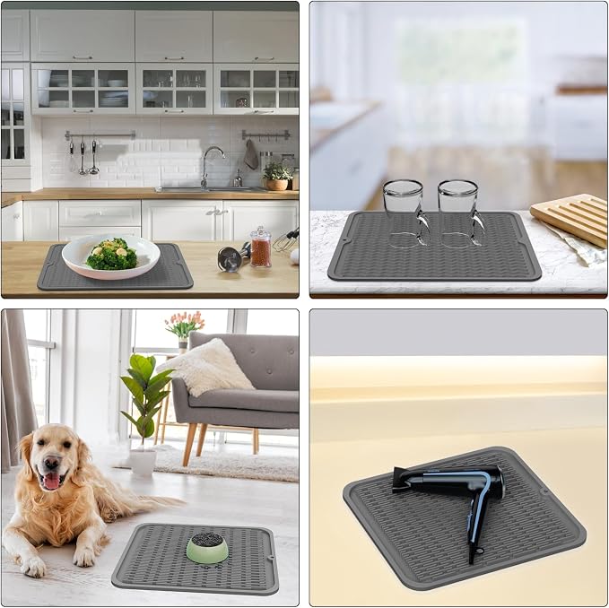 ZLR 2 Pcs Silicone Dish Drying Mats - Image 9