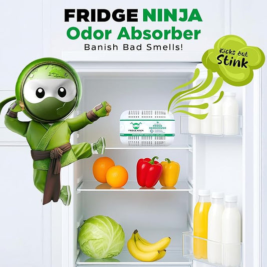 XL Pack of Refrigerator Deodorizer Odor Eliminator – Better than Baking Soda - Image 2