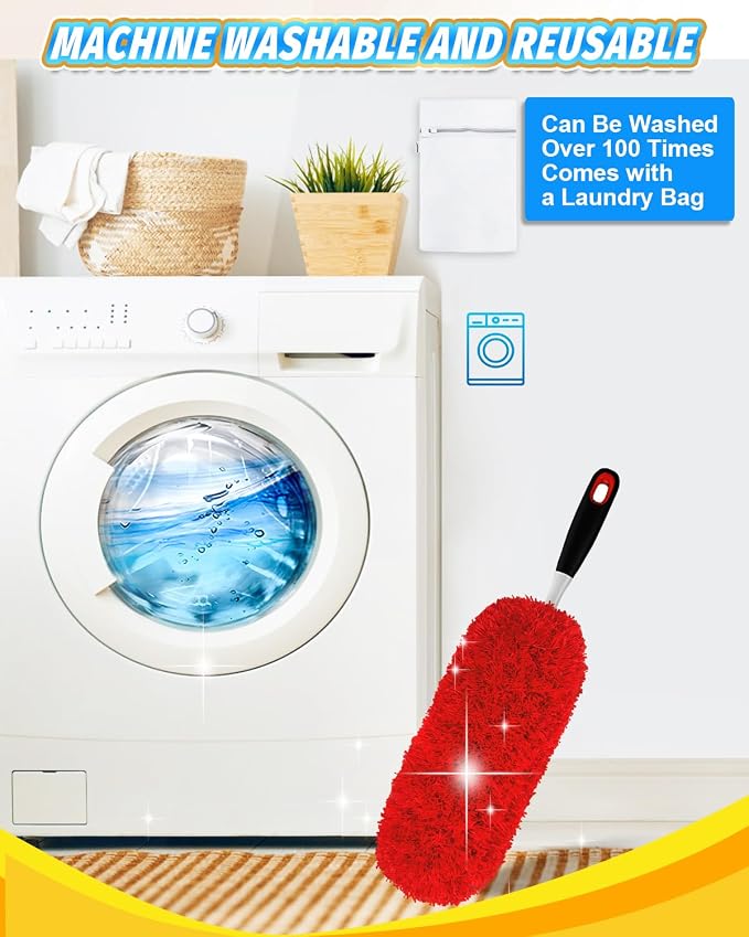 KEEPOW 3 Pack Microfiber Reusable Duster Refills Compatible - Image 7
