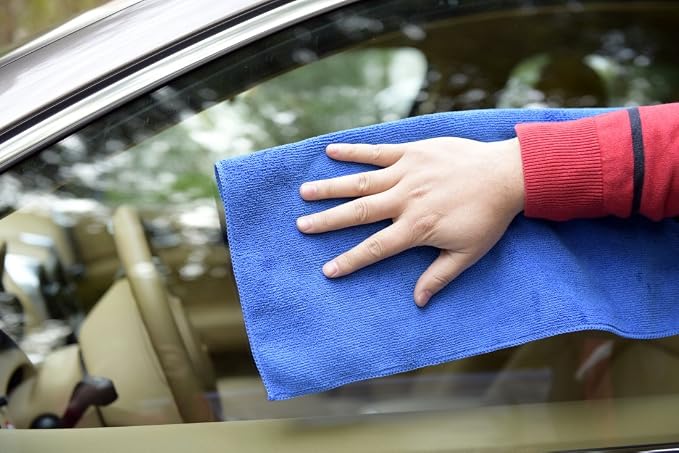 CARCAREZ Premium Microfiber Detailing Towels, 340 GSM Lint Free Car Buffing - Image 6