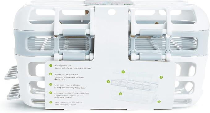 Munchkin Dishwasher Basket, High Capacity | 2 Pack | Grey - Image 8