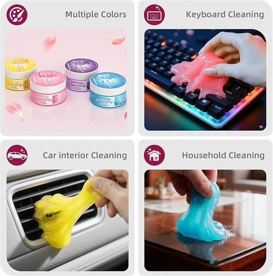 Car Cleaning Gel Reusable 5pack - Image 2