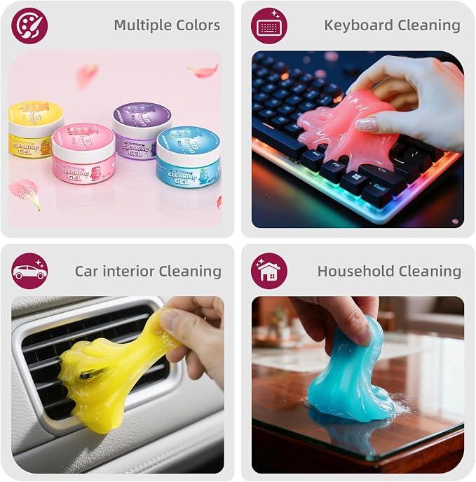 ColorCoral Car Cleaning Gel Reusable 5Pack - Image 9
