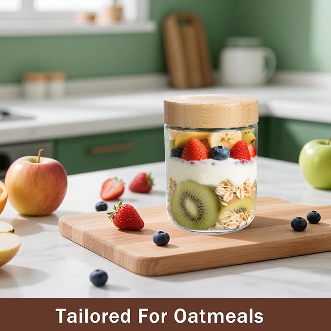 OcePor 4 Pack 16oz Glass Jars - Image 5