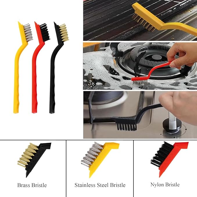 TuTuYa 11PCS Crevice Cleaning Brush Set, Hard Bristle Gap Cleaning Kit - Image 7