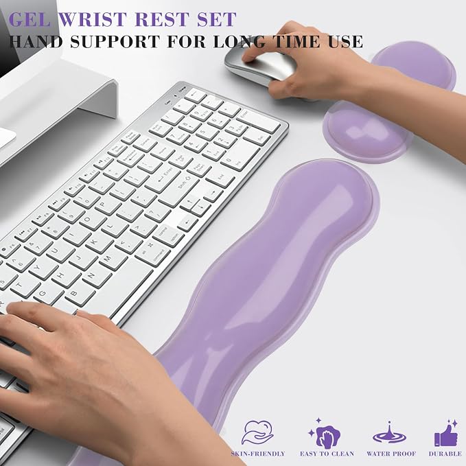 Gel Wrist Rest for Keyboard and Mouse, Wrist Rest for Keyboard, Mouse Wrist - Image 6