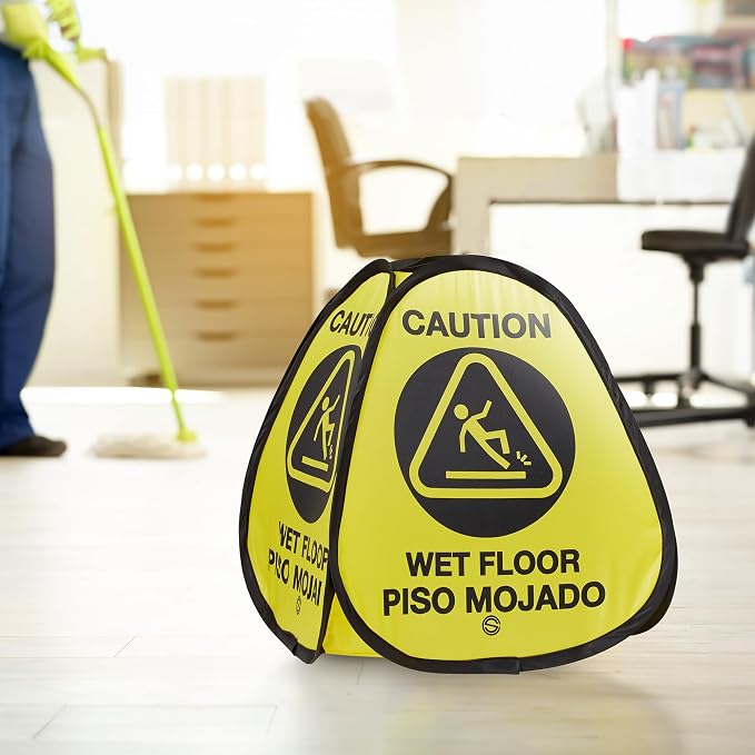 Dryser 3-Pack 16" Pop-up Caution Wet Floor Signs - Image 7